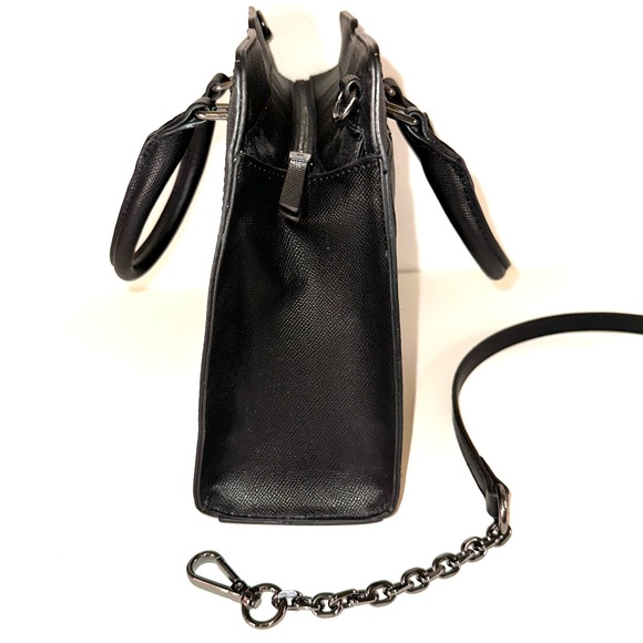 Naturalizer Black Layla Satchel with Adjustable and Removable Chain Strap New - Picture 11 of 15